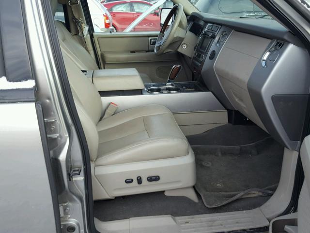 1FMFK20529LA05624 - 2009 FORD EXPEDITION GRAY photo 5