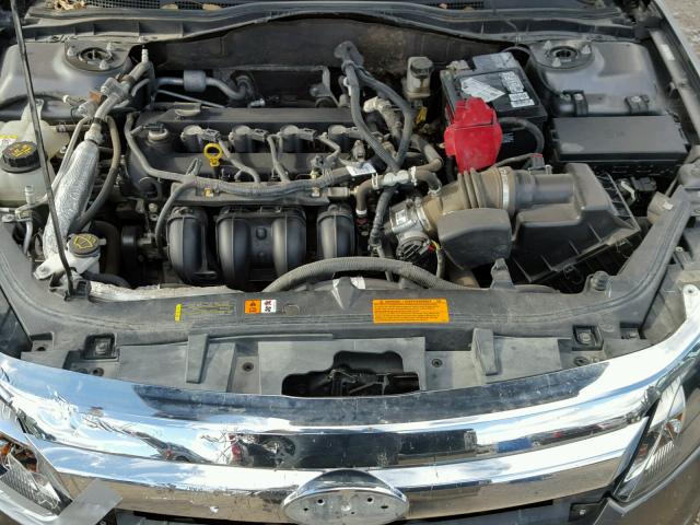 3FAHP0HA6AR240219 - 2010 FORD FUSION SE GRAY photo 7