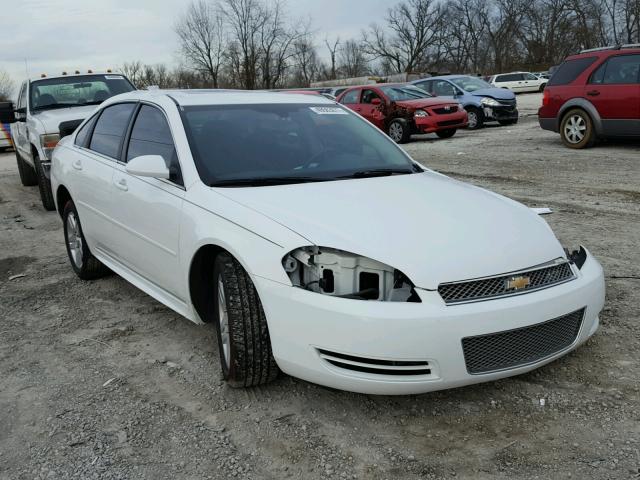 2G1WB5E33E1178672 - 2014 CHEVROLET IMPALA LIM WHITE photo 1