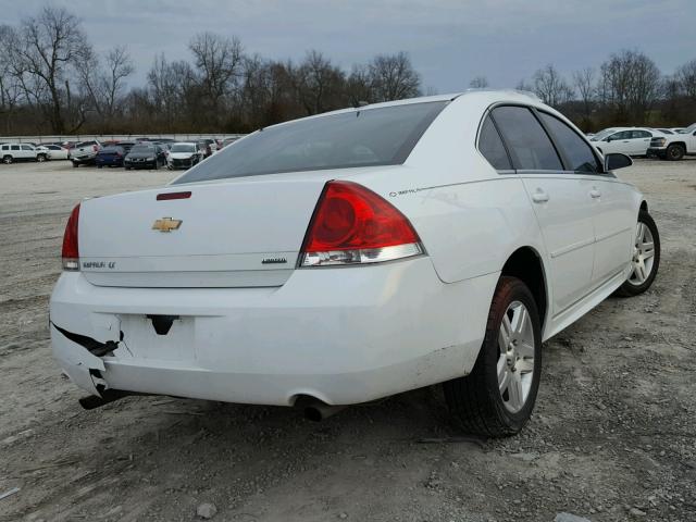 2G1WB5E33E1178672 - 2014 CHEVROLET IMPALA LIM WHITE photo 4