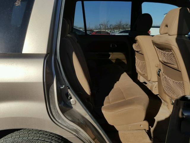 5FNYF18426B019108 - 2006 HONDA PILOT EX SILVER photo 6