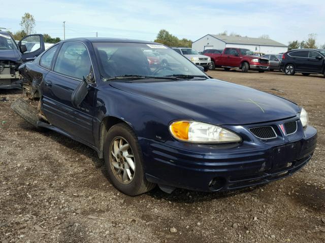 1G2NF12E71M644421 - 2001 PONTIAC GRAND AM S ლურჯი ფოტო 1