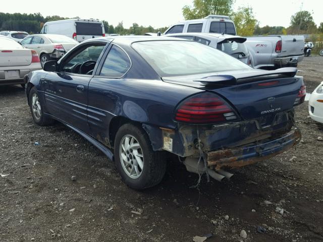 1G2NF12E71M644421 - 2001 PONTIAC GRAND AM S ლურჯი ფოტო 3