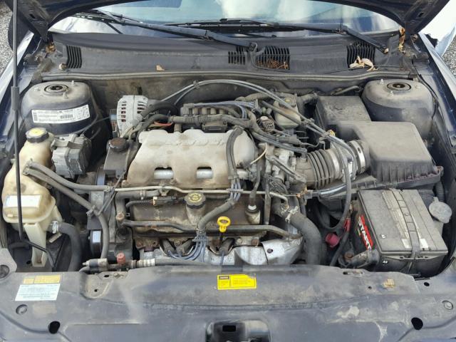 1G2NF12E71M644421 - 2001 PONTIAC GRAND AM S ლურჯი ფოტო 7