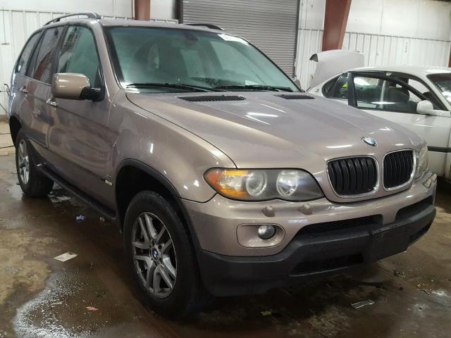 5UXFA13505LU48165 - 2005 BMW X5 3.0I TAN photo 1