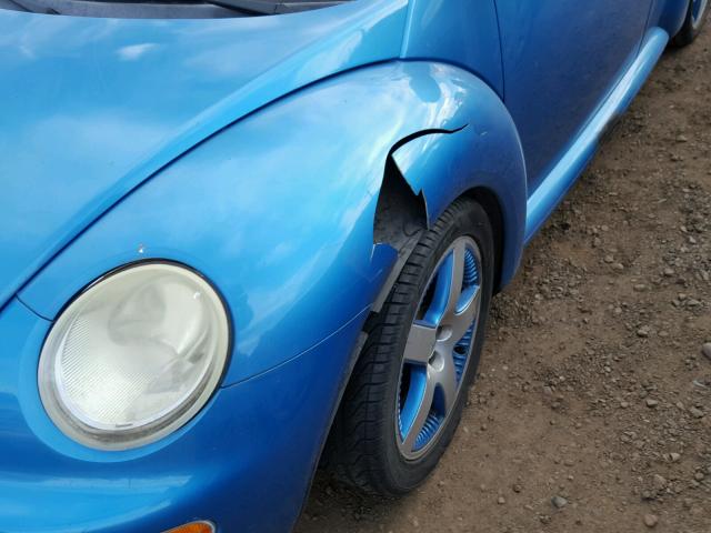 3VWGK31C64M421000 - 2004 VOLKSWAGEN NEW BEETLE BLUE photo 9