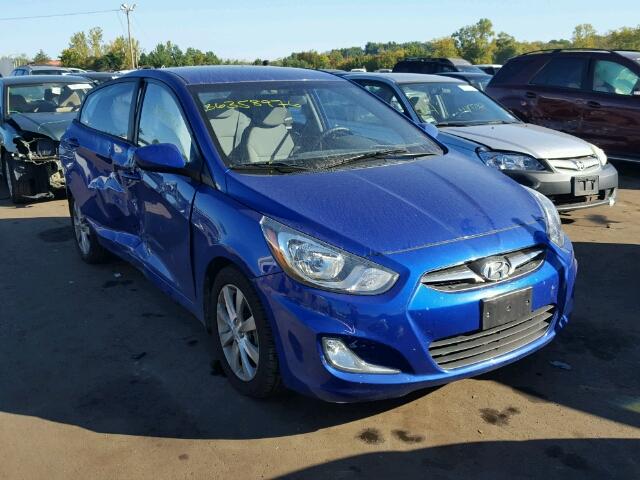 KMHCU4AEXCU117659 - 2012 HYUNDAI ACCENT GLS BLUE photo 1