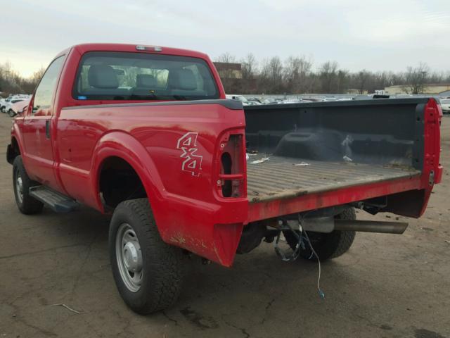 1FTRF3B65FEB24995 - 2015 FORD F350 SUPER RED photo 3