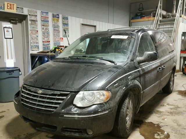 2A8GP64LX6R846306 - 2006 CHRYSLER TOWN & COU BLACK photo 2