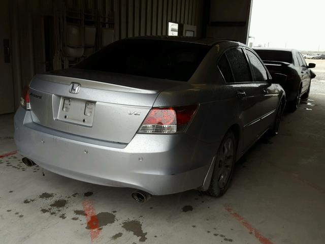 1HGCP36849A011079 - 2009 HONDA ACCORD EXL GRAY photo 4