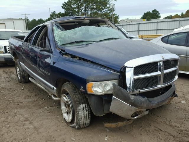 3D7KA28C34G189055 - 2004 DODGE RAM 2500 S BLUE photo 1