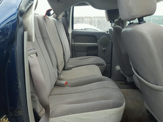 3D7KA28C34G189055 - 2004 DODGE RAM 2500 S BLUE photo 6