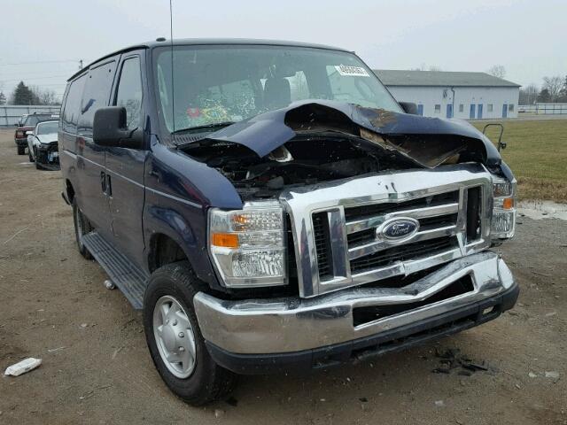 1FBSS3BL5CDA55900 - 2012 FORD ECONOLINE BLUE photo 1