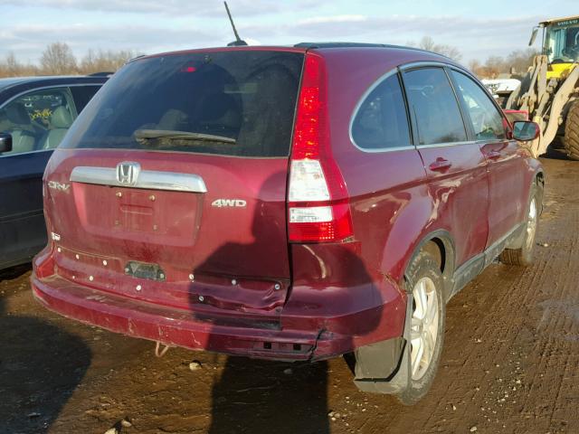 5J6RE4H74AL005844 - 2010 HONDA CR-V EXL RED photo 4