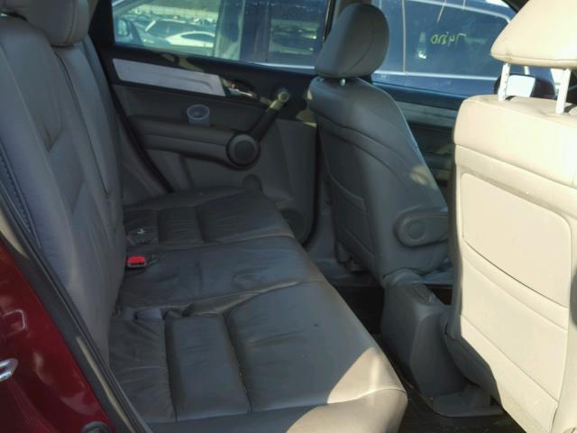 5J6RE4H74AL005844 - 2010 HONDA CR-V EXL 红色 照片 6