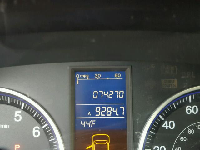 5J6RE4H74AL005844 - 2010 HONDA CR-V EXL 红色 照片 8