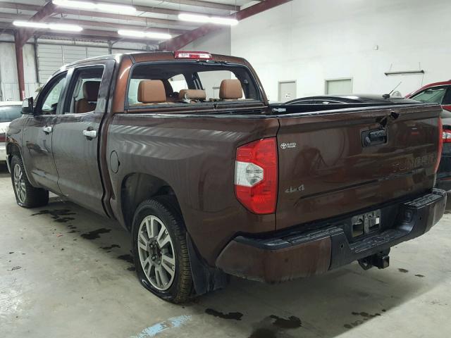 5TFAW5F14HX649495 - 2017 TOYOTA TUNDRA CRE BROWN photo 3