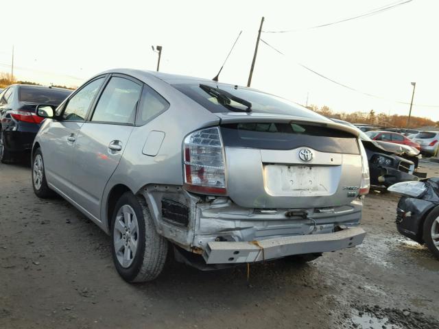 JTDKB20U163172790 - 2006 TOYOTA PRIUS SILVER photo 3