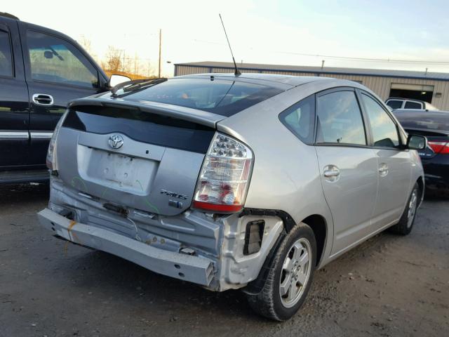 JTDKB20U163172790 - 2006 TOYOTA PRIUS SILVER photo 4