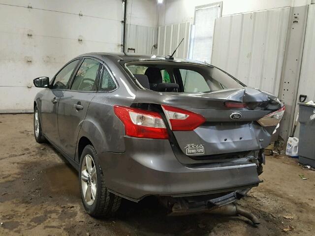 1FADP3F29DL323190 - 2013 FORD FOCUS SE GRAY photo 3