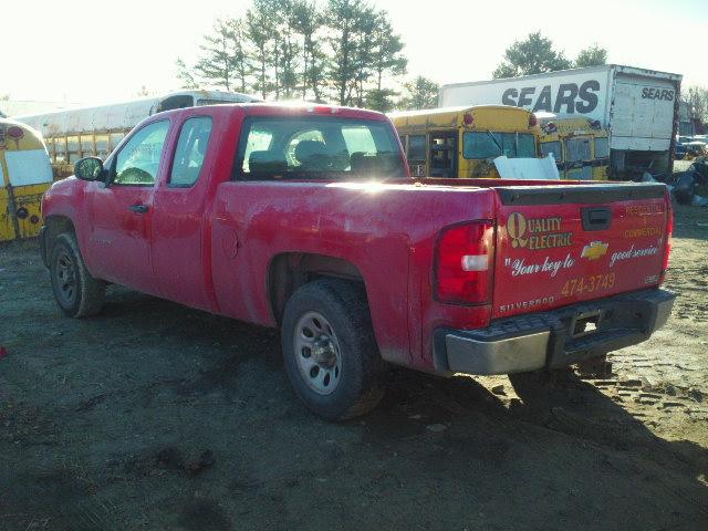 1GCRCPEX0BZ186876 - 2011 CHEVROLET SILVERADO RED photo 3