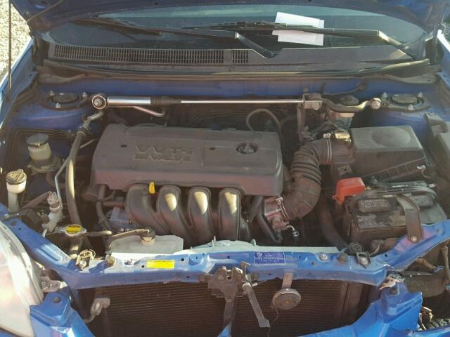 2T1KR32E57C629911 - 2007 TOYOTA COROLLA MA BLUE photo 7