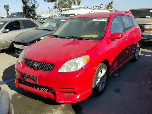 2T1KR32E23C120126 - 2003 TOYOTA COROLLA MA RED photo 2