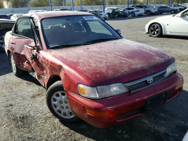 1NXAE00B5SZ284093 - 1995 TOYOTA COROLLA LE MAROON photo 1