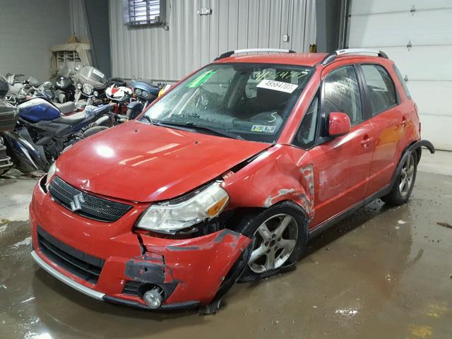 JS2YB417185102718 - 2008 SUZUKI SX4 TOURIN RED photo 2