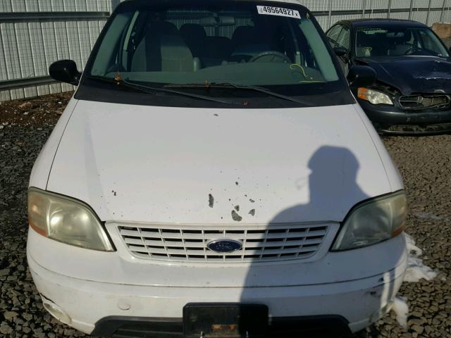 2FMZA51452BB89860 - 2002 FORD WINDSTAR L WHITE photo 9