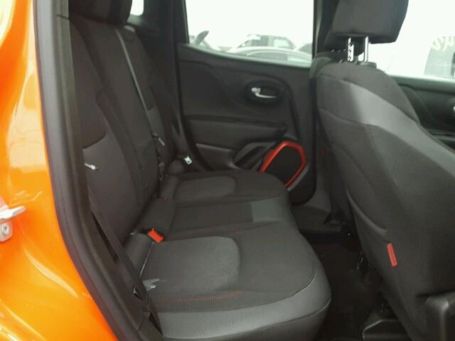 ZACCJBCT1FPB22364 - 2015 JEEP RENEGADE T ORANGE photo 6