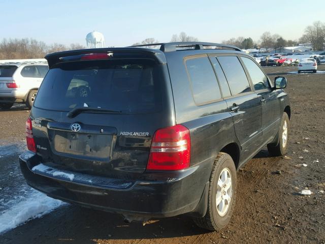 JTEHF21A530123121 - 2003 TOYOTA HIGHLANDER BLACK photo 4