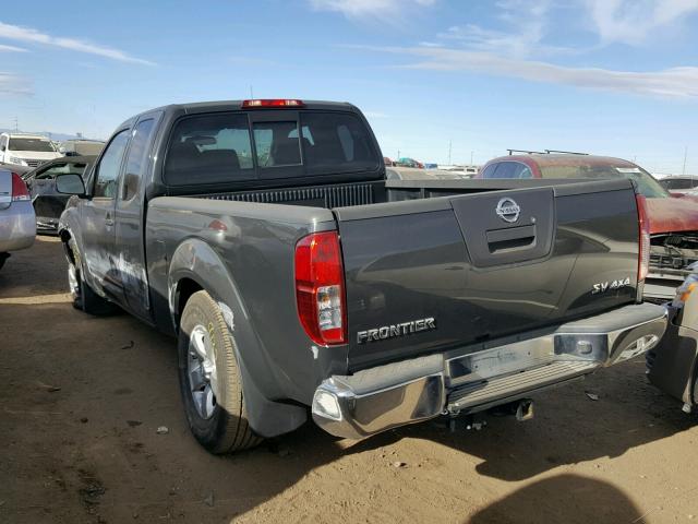 1N6AD0CW7BC447707 - 2011 NISSAN FRONTIER S GRAY photo 3