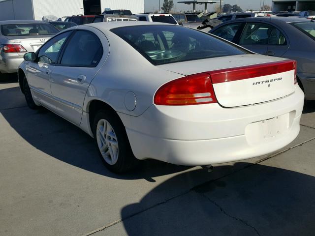 2B3HD46R01H594821 - 2001 DODGE INTREPID S WHITE photo 3