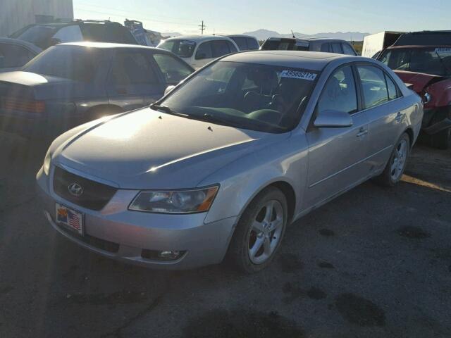 5NPEU46F06H012464 - 2006 HYUNDAI SONATA GLS SILVER photo 2