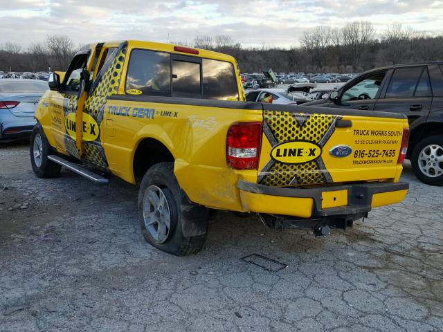 1FTZR45E76PA05379 - 2006 FORD RANGER SUP YELLOW photo 3