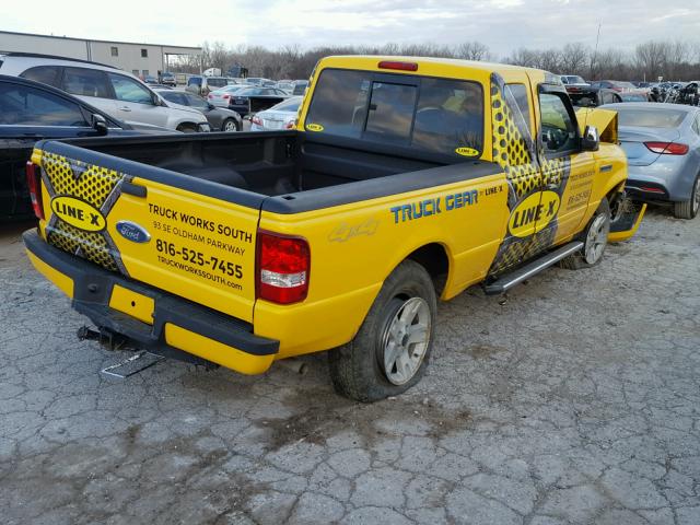 1FTZR45E76PA05379 - 2006 FORD RANGER SUP YELLOW photo 4