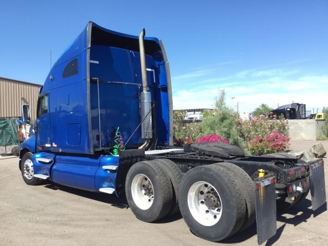 1XKTD49X77J170888 - 2007 KENWORTH CONSTRUCTI BLUE photo 3