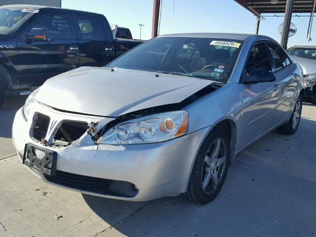 1G2ZG58N274278017 - 2007 PONTIAC G6 BASE SILVER photo 2