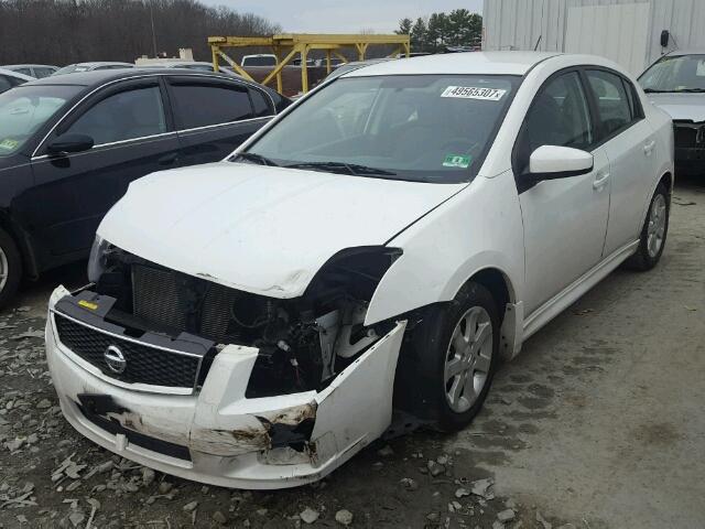 3N1AB6AP9AL726542 - 2010 NISSAN SENTRA 2.0 WHITE photo 2