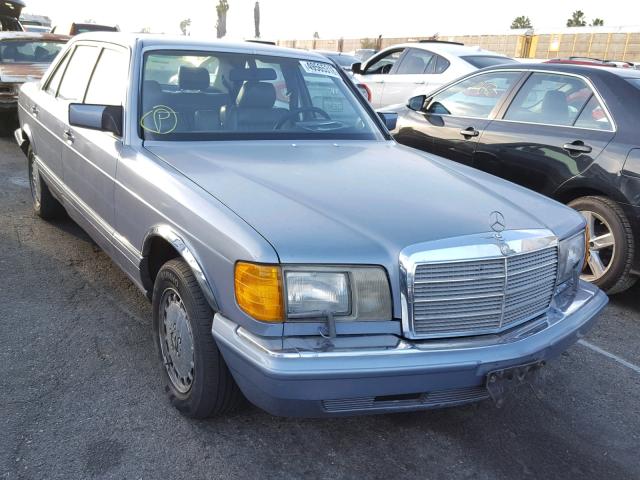 WDBCA35D4GA229467 - 1986 MERCEDES-BENZ 420 SEL BLUE photo 1