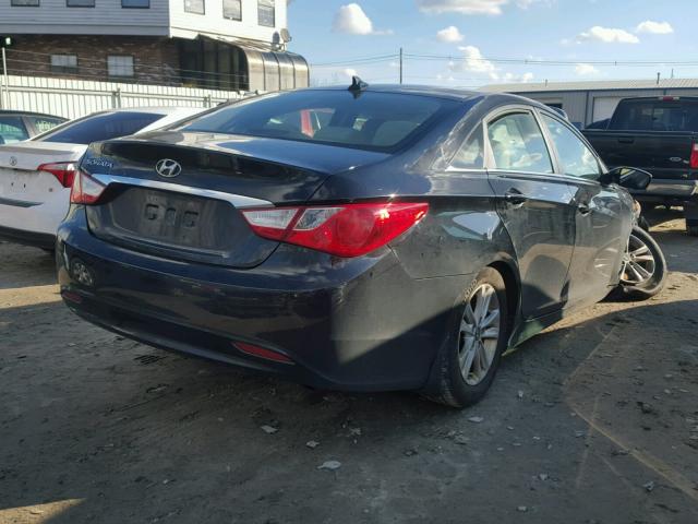 5NPEB4AC8DH757219 - 2013 HYUNDAI SONATA GLS BLACK photo 4