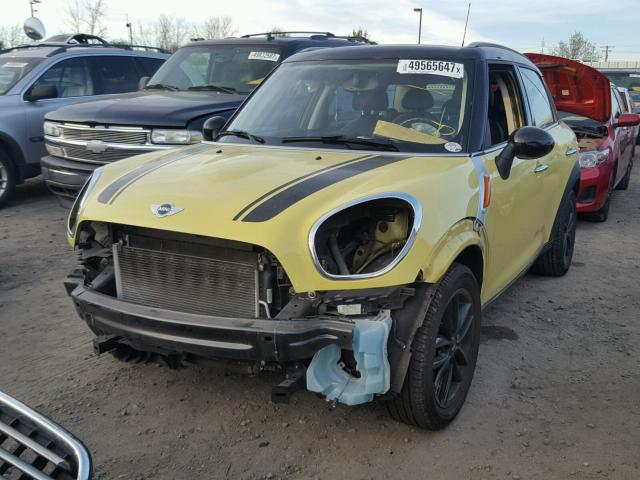 WMWZB3C56CWM04364 - 2012 MINI COOPER COU YELLOW photo 2