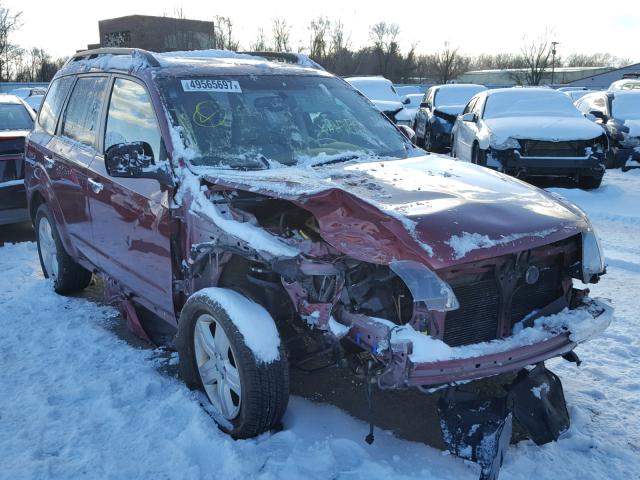 JF2SH6CC3AH709570 - 2010 SUBARU FORESTER 2 RED photo 1