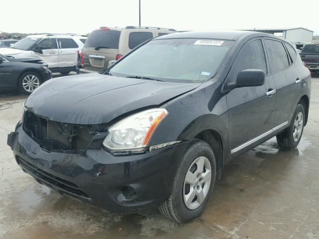 JN8AS5MT5DW526759 - 2013 NISSAN ROGUE S BLACK photo 2