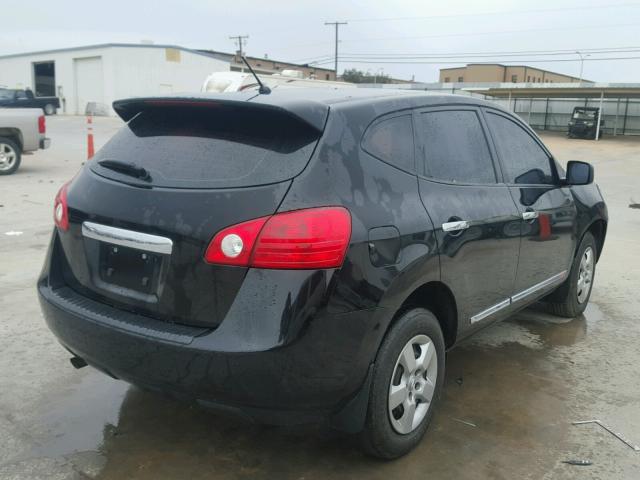 JN8AS5MT5DW526759 - 2013 NISSAN ROGUE S BLACK photo 4