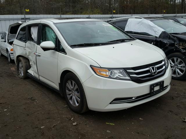 5FNRL5H68FB029549 - 2015 HONDA ODYSSEY EX WHITE photo 1