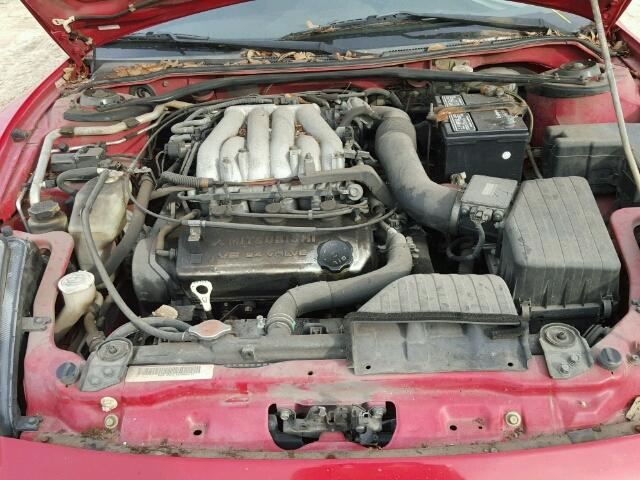 4A3AC84L5YE035532 - 2000 MITSUBISHI ECLIPSE GT RED photo 7