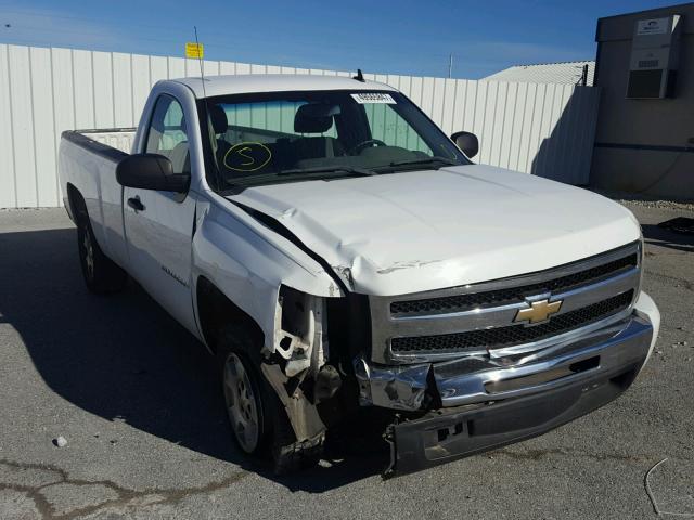 1GCEC14X49Z223564 - 2009 CHEVROLET SILVERADO WHITE photo 1