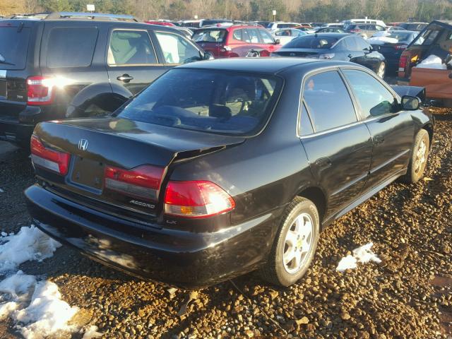 1HGCG66582A072819 - 2002 HONDA ACCORD LX BLACK photo 4